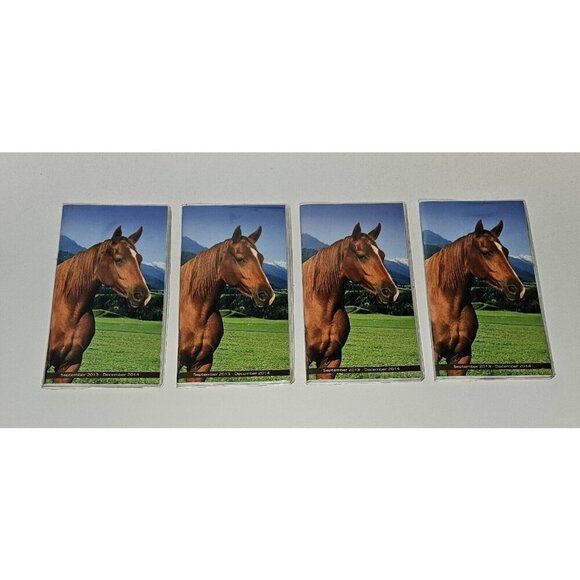 Sept 2013-Dec 2014 Horse Pocket Calendar Lot Prop (dates line up with 2024/2025) - Picture 1 of 10